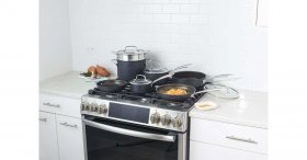 DSA-11 Dishwasher Safe Anodized Cookware 11 Piece Set Cuisinart New