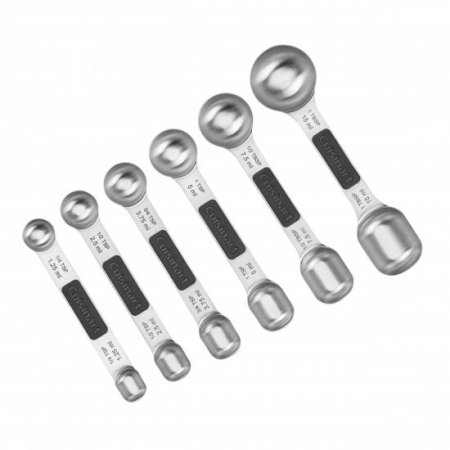 CTG-00-6MSP Set of 6 Magnetic Measuring Spoons Cuisinart New