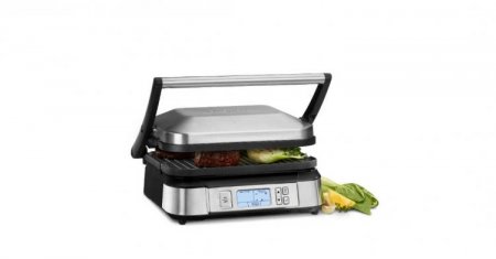 GR-6S Contact Griddler? with Smoke-less Mode Cuisinart New