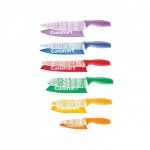 C55-12PR3 12 Piece Printed Color Knife Set with Blade Guards - 3rd Generation Cuisinart New