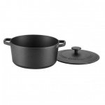 PCI650-25 Chef's Classic? Pre-Seasoned Cast Iron 5 Quart Casserole with Cover Cuisinart New