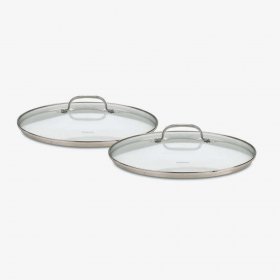 71-2228CG Chef's Classic? Stainless 2 Piece Glass Lid Set Cuisinart New