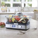 STM-1000 CookFresh? Digital Glass Steamer Cuisinart New