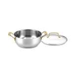 C7M44-24GD Mineral Collection Stainless Cookware 4 Quart Dutch Oven with Cover Cuisinart New