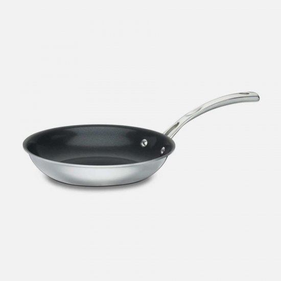 FCT22-20NS French Classic Tri-Ply Stainless Cookware 8\"\" Nonstick Frying Pan Cuisinart New