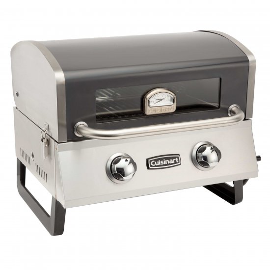 Deluxe Two Burner Portable Gas Grill Cuisinart New