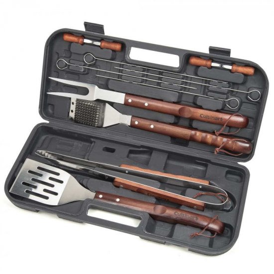 CGS-W13 Wooden Handle Tool Set (13-Piece) Cuisinart New