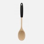 CTG-SBEW-SS Beechwood Silicone Solid Spoon Cuisinart New