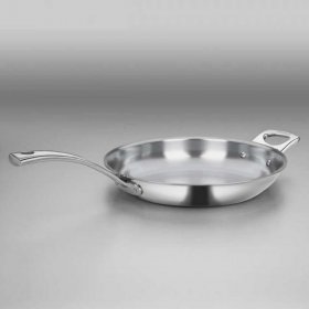 FCT22-30H French Classic Tri-Ply Stainless Cookware 12"" Frying Pan with Helper Handle Cuisinart New