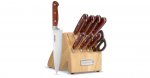 C99PW-10P Professional Series Pakka Wood 10 Piece Block Set Cuisinart New