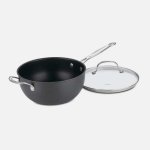 6354-24H Chef's Classic? Nonstick Hard Anodized 4 Quart Chef's Pan with Helper Handle & Cover Cuisinart New