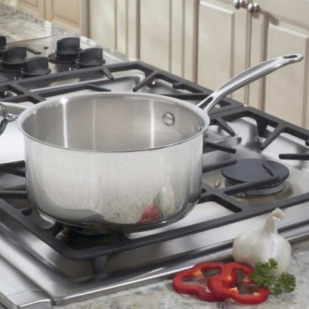 7193-20 Chef's Classic? Stainless 3 Quart Saucepan with Cover Cuisinart New