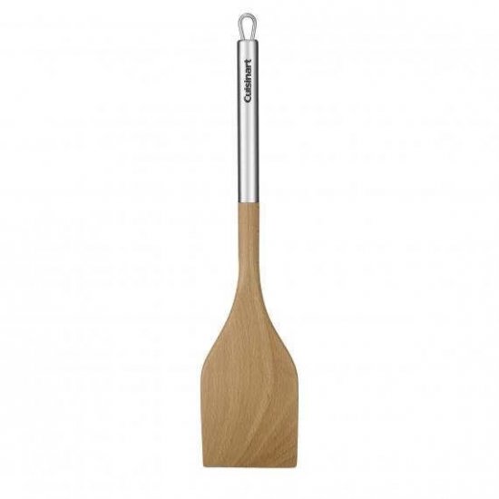 CTG-BEW-STS Beechwood Slotted Turner Silver Cuisinart New