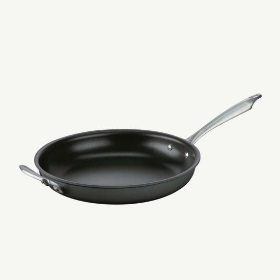 DSA22-30H Dishwasher Safe Anodized Cookware 12\"\" Open Skillet with Helper Handle Cuisinart New