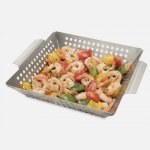 CSSW-428 11 x 11 Stainless Steel Grill Wok Cuisinart New