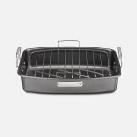 ASR-1713V Roasting And Lasagna Pans 17" x 13" Nonstick Roaster with V-Rack Cuisinart New