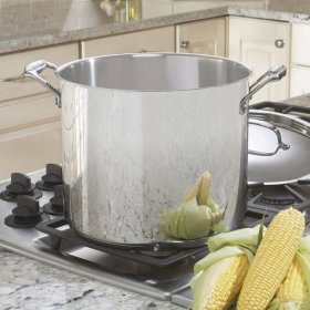 766-26 Chef's Classic? Stainless 12 Quart Stockpot with Cover Cuisinart New