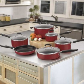 55-11R Advantage? Nonstick Cookware 11 Piece Set Cuisinart New