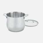 466-26 12 Quart Stainless Steel Stockpot with Cover Cuisinart New