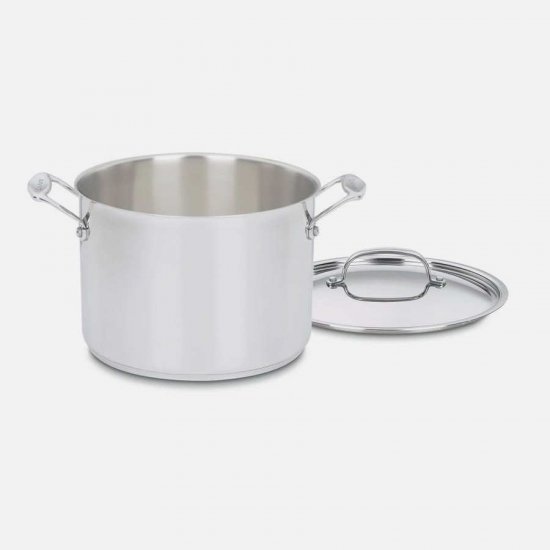 766-24 Chef\'s Classic? Stainless 8 Quart Stockpot with Cover Cuisinart New