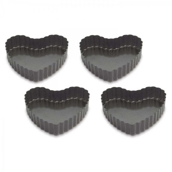 CMBM-4HRT Mini Heart Pans (Set of 4) Cuisinart New