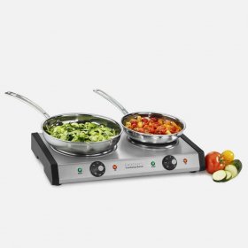 CB-60 Countertop Double Burner Cuisinart New