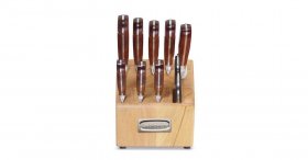 C99PW-10P Professional Series Pakka Wood 10 Piece Block Set Cuisinart New