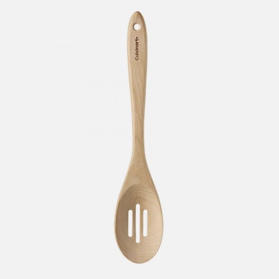 CTG-BEW-LS Beechwood Slotted Spoon Cuisinart New