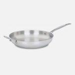 722-30H Chef's Classic? Stainless 12'' Skillet with Helper Handle Cuisinart New