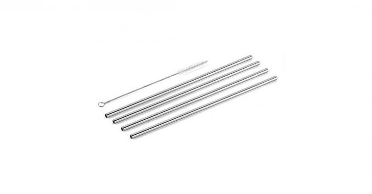 CTG-00-SSS Stainless Steel Straws Straight Cuisinart New