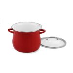 EOSB126-28R Contour Enamel on Steel 12 Quart Stockpot with Cover Cuisinart New