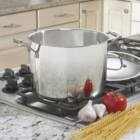 766-24 Chef's Classic? Stainless 8 Quart Stockpot with Cover Cuisinart New