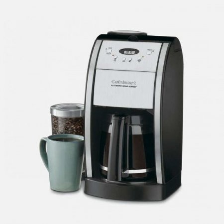 DGB-550BK Grind & Brew? 12 Cup Automatic Coffeemaker with Brushed Metal Italian Styling Cuisinart New