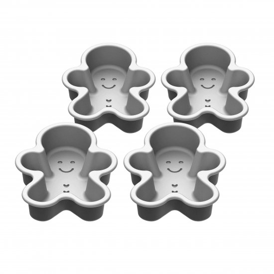 CMBM-4GBM 4-pc Mini Gingerbread Man Set Cuisinart New