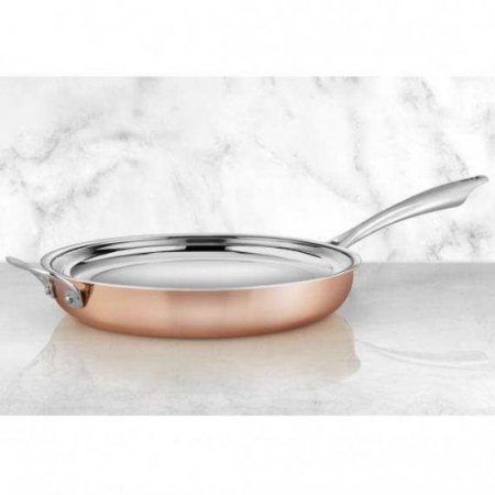 CTPP22-30H Tri-Ply Stainless 12" Skillet with Helper Handle Cuisinart New