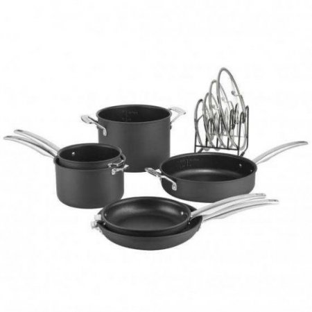 N61-11 Cuisinart? Smartnest Hard Anodized Non-Stick 11 Piece Set Cuisinart New