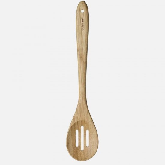 CTG-BAM-LS Bamboo Slotted Spoon Cuisinart New