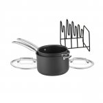 N6119-5 SmartNest? Hard Anodized 5 Piece Saucepan Set Cuisinart New