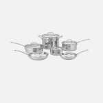 77-10 Chef's Classic? Stainless 10 Piece Set Cuisinart New