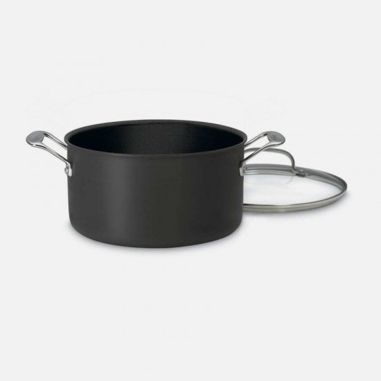 644-24 Chef\'s Classic? Nonstick Hard Anodized 6 Quart Stockpot Cuisinart New