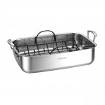 7117-15NSR 15" Stainless Steel Roaster with Non-Stick Rack Cuisinart New