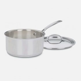 7193-20 Chef's Classic? Stainless 3 Quart Saucepan with Cover Cuisinart New