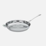 422-30H Contour? Stainless 12"" Skillet with Helper Handle Cuisinart New