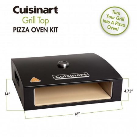 Grill Top Pizza Oven Kit Cuisinart New