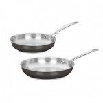 BSC722-810 8" and 10" Skillet Set Cuisinart New