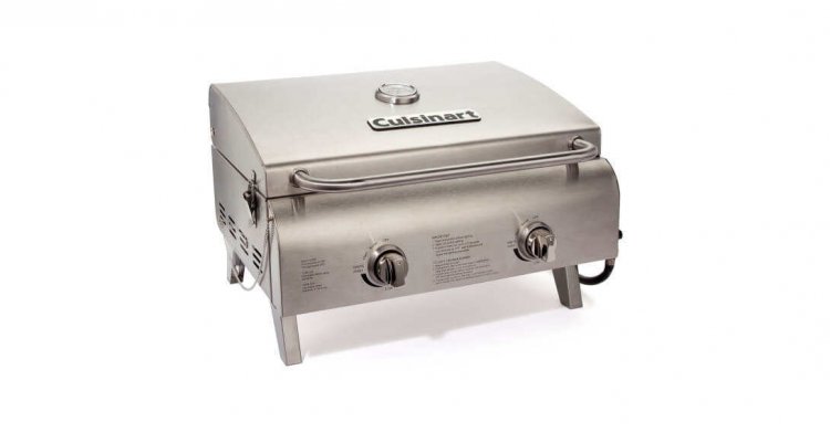 CGG-306 Chef\'s Style Stainless Tabletop Grill Cuisinart New