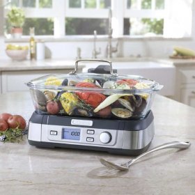 STM-1000 CookFresh? Digital Glass Steamer Cuisinart New