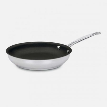 722-24NS Chef's Classic? Nonstick Stainless 10"" Skillet Cuisinart New