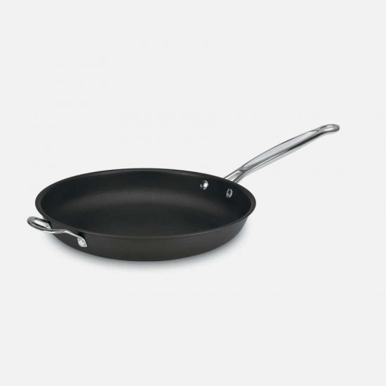 622-36H Chef\'s Classic? Nonstick Hard Anodized 14\" Skillet with Helper Handle Cuisinart New