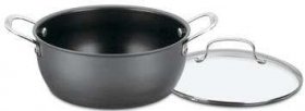 650-26CP Chef's Classic? Nonstick Hard Anodized 5 Quart Chili Pot with Cover Cuisinart New